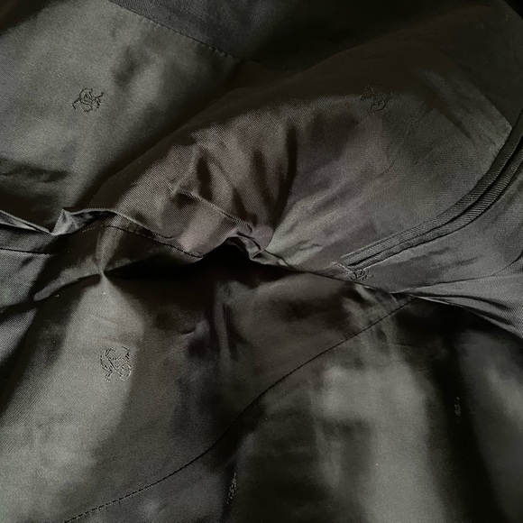 Kooples Navy Womens Blazer Suit Jacket With Shoulder Pads - Picture 9 of 10